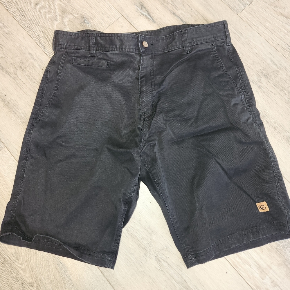 Tentree Men's Size 32 Twill Latitude Shorts Meteorite Black